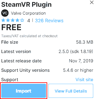 asset-store-steamvr-install