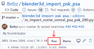 Befzz / blender3d_import_psk_psa/addons/io_import_scene_unreal_psa_psk_280.py , Click RAW