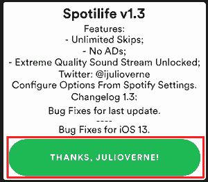 Spotilife, thanks julioverne!