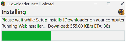 JDownloader 2 Installing.