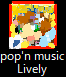 デスクトップにpop'n music Livelyが作成されます。