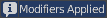 Modifiers Applied