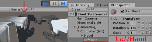 LeftHand-Transform