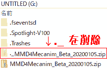 remove ._ file