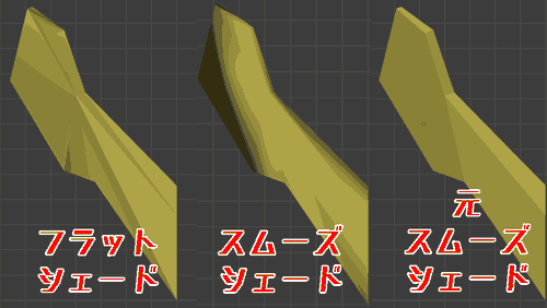 How the smooth shade looks (depending on the individual)
